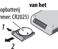 JVC TH-BS7 - Vervangen van de batterij in de afstandsbediening - 1