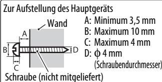 JVC TH-BS7 - Beim Anbringen an der Wand - 4