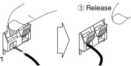 JVC CA-HXGD7 - To connect the AM loop antenna cords - 1