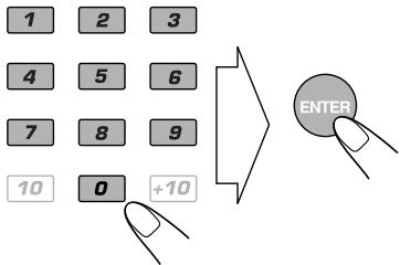 JVC CA-HXGD7 - Enter the key number. - 1