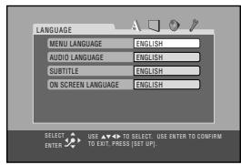 JVC CA-HXGD7 - Display the Set up Menu. - 2