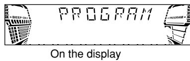 JVC CA-HXGD7 - Before starting playback, activate Program Play. - 2