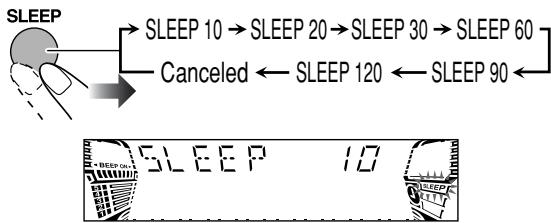 JVC CA-HXGD7 - Specify the time (in minutes). - 1