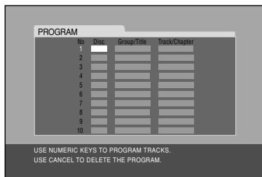 JVC CA-HXGD7 - Before starting playback, activate Program Play. - 3