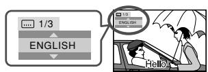 JVC CA-HXGD7 - Display the subtitle selection window. - 2