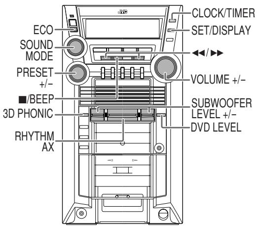 JVC CA-HXGD7 - Daily Operations—Sound&amp;Other Adjustments - 2
