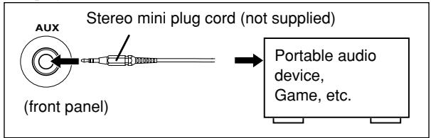 JVC CA-HXGD7 - To connect other equipment - 1
