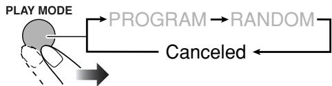 JVC CA-HXGD7 - To exit from Program Play - 1
