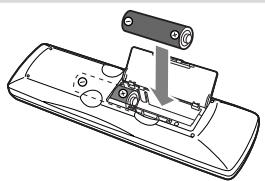 JVC CA-HXGD7 - Step 2: Prepare the remote control. - 1