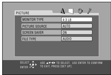 JVC CA-HXGD7 - PICTURE Set up Menu - 2