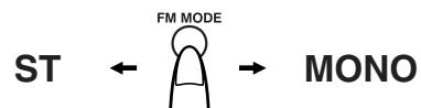 JVC CA-MXKB2 - De FM-ontvangststand wijdigen - 1