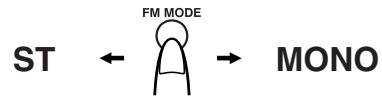 JVC CA-MXKB2 - UKW-Empfangsmodusändern - 1