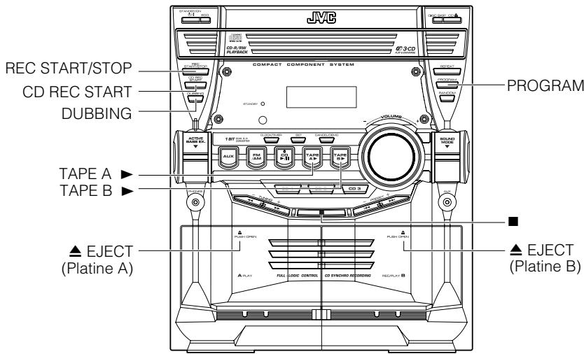 JVC CA-MXKB2 - Pour faire avancer rapidement une cassette - 2