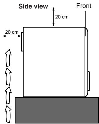 JVC SP-PWE5 - Caution—Proper Ventilation - 2