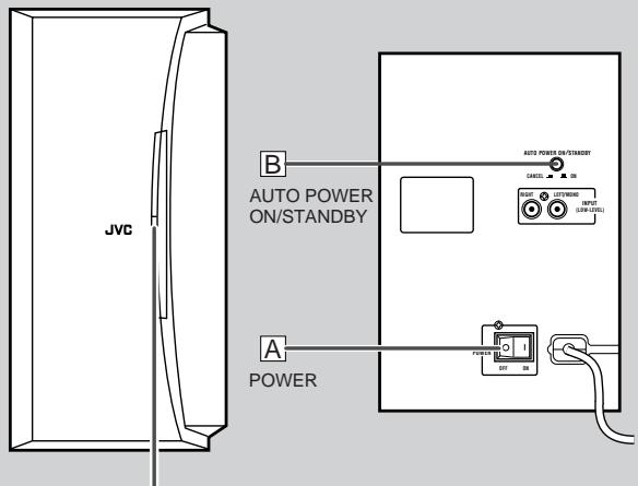 JVC SP-PWE5 - Az AUTO POWER ON/STANDBY üzemmod   kikapcsolása (AutomATUS bekapcsolás/készenléti üzemmod) - 1