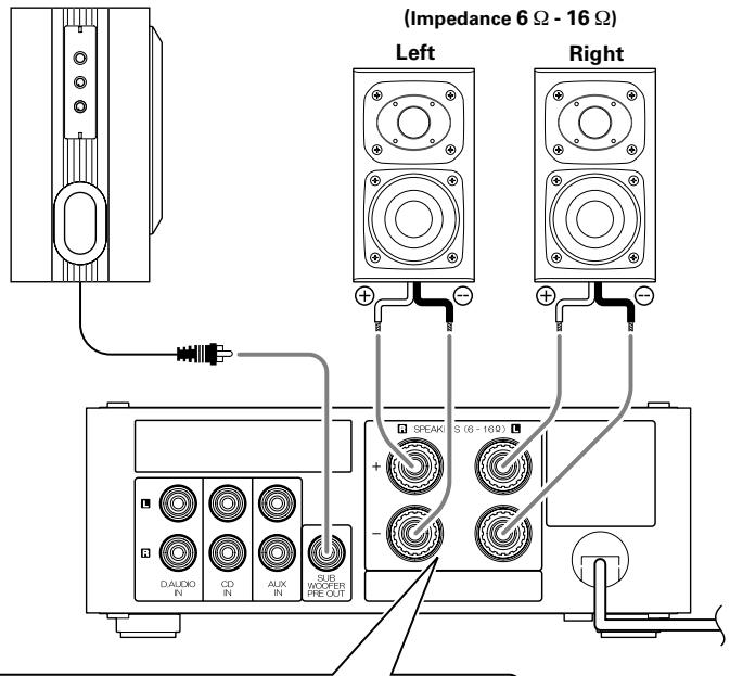 KENWOOD KA-S10 - CONNECTION PRECAUTIONS - 1