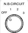 KENWOOD KA-S10 - Réglage du grave avec le bouton N.B. (Natural Bass) CIRCUIT - 1