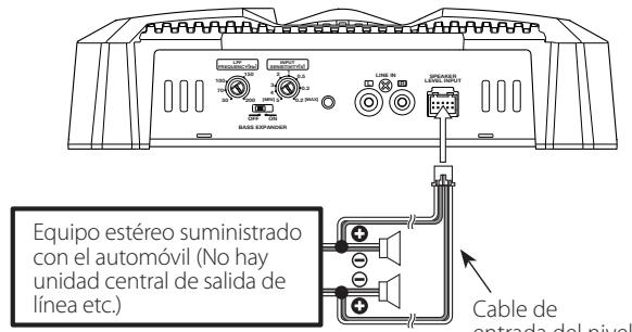 KENWOOD KAC-6104D - - Conexión para entrada de altovoz - 1