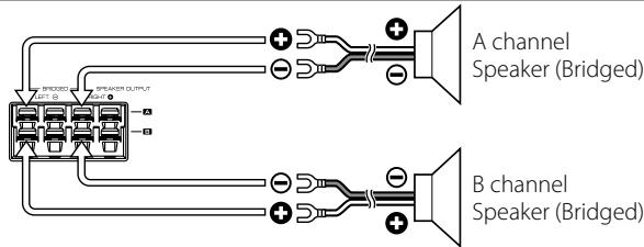 KENWOOD KAC-7404 - Speaker wire connection - 2