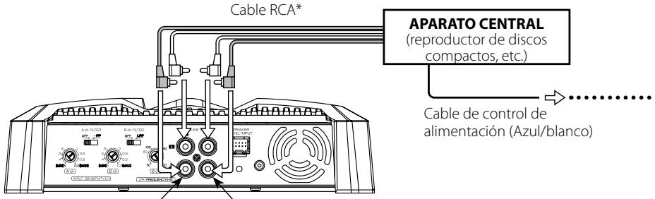 KENWOOD KAC-7404 - - Conexión de cable de RCA - 1