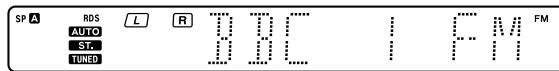 KENWOOD KRF-V6300D - ① PS (Program Service) name display: - 1