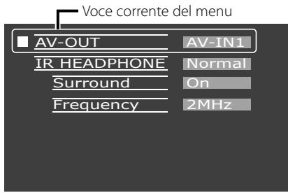 KENWOOD LZ-702IR - Sistema a menu - 1