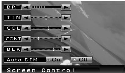 KENWOOD LZ-702IR - Selección o elemento a ajustar Pressione o botão [SCRN]. - 1