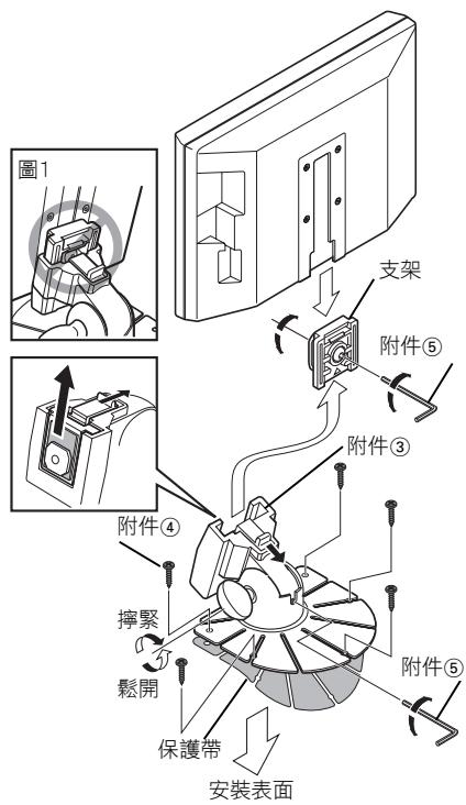 KENWOOD LZ-702W - 顯示器裝置的安裝方法 - 4