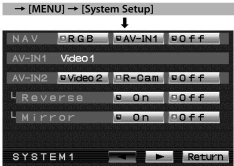 Verlassen des Setup-Menus Drücken Sie die [MENU]-Taste. 2