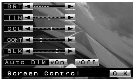 Entre em modo Controlo do ecran Pressione o botao [SCRN]. 1