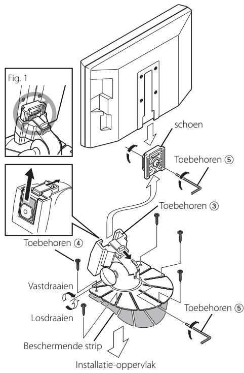 Installatie van de monitorenheid 4