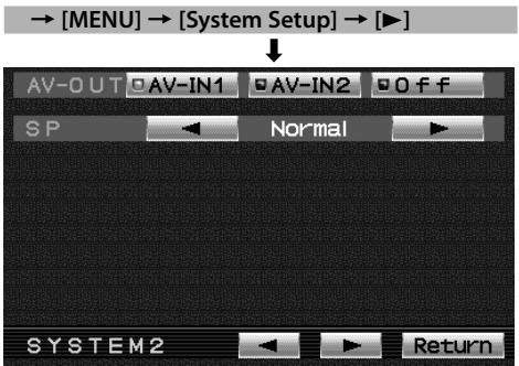 Commutation de l'écran 1