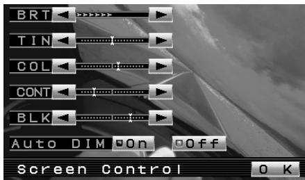 Como entrada en el modo de Control de pantalla 1