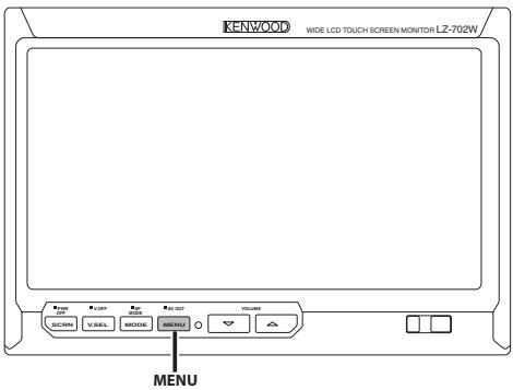 KENWOOD LZ-702W - Exit the Screen Control mode Touch the [OK] button. - 2