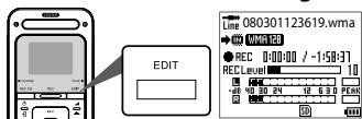 KENWOOD MGR-A7 - Pour diviser un fichier enregistré : - 1