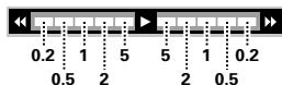 KENWOOD AX-7 - Guide value for the slide time (unit: sec) - 1