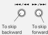 KENWOOD AX-7 - To skip playback - 1