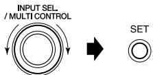KENWOOD AX-7 - Adjusting the external input level (TAPE/VIDEO1,VIDEO2, TV, AUX) - 2