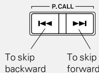 KENWOOD AX-7 - To skip playback - 2