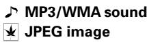 KENWOOD AX-7 - Playback order for MP3/WMA audio and JPEG images - 2