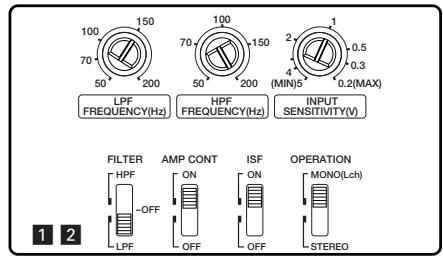KENWOOD KAC-PS621 - High-power 2-channel subwoofer system - 2