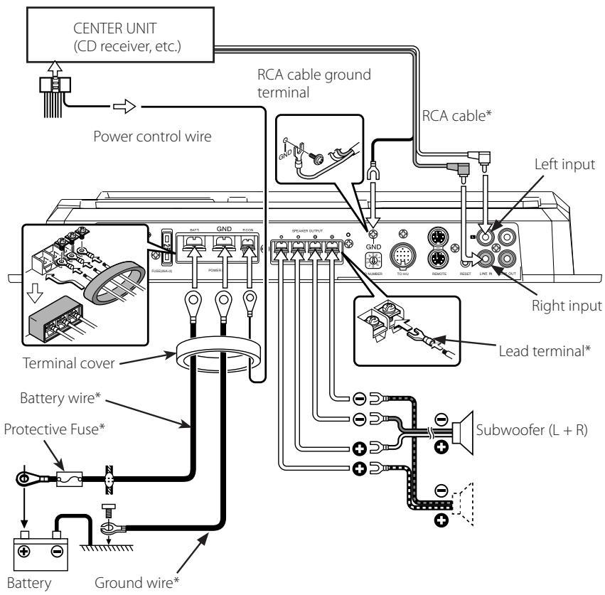 KENWOOD KAC-X811D - CAUTION - 1