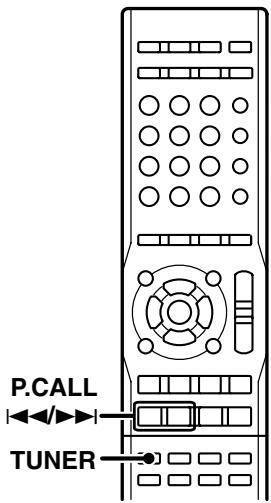 KENWOOD KRF-V5200D - Receiving preset stations in order (P.CALL) - 1