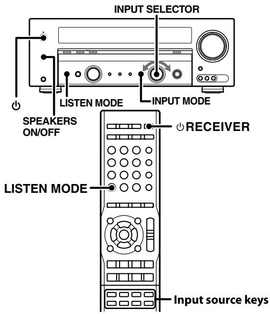 KENWOOD KRF-V5200D - Preparing for playback - 1