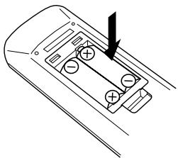 KENWOOD KRF-V5200D - Loading batteries - 2
