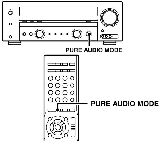 KENWOOD KRF-V5200D - Listening to music with PURE AUDIO MODE - 1