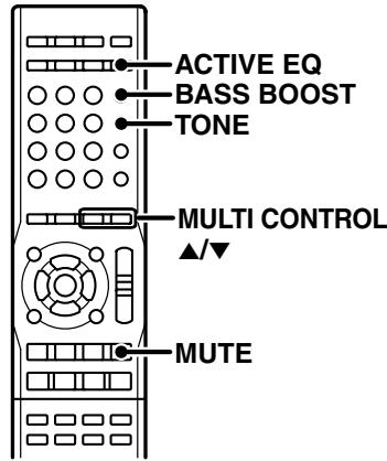 KENWOOD KRF-V5200D - Adjusting the sound - 2