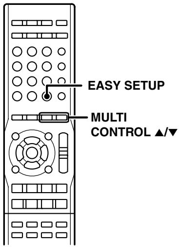 KENWOOD KRF-V5200D - Speaker setup (Easy Setup) - 1