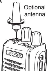 KENWOOD NX-411 - INSTALLING THE (OPTIONAL) ANTENNA - 1
