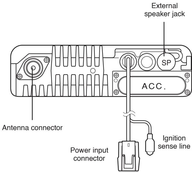 KENWOOD NX-900 - REAR PANEL - 1